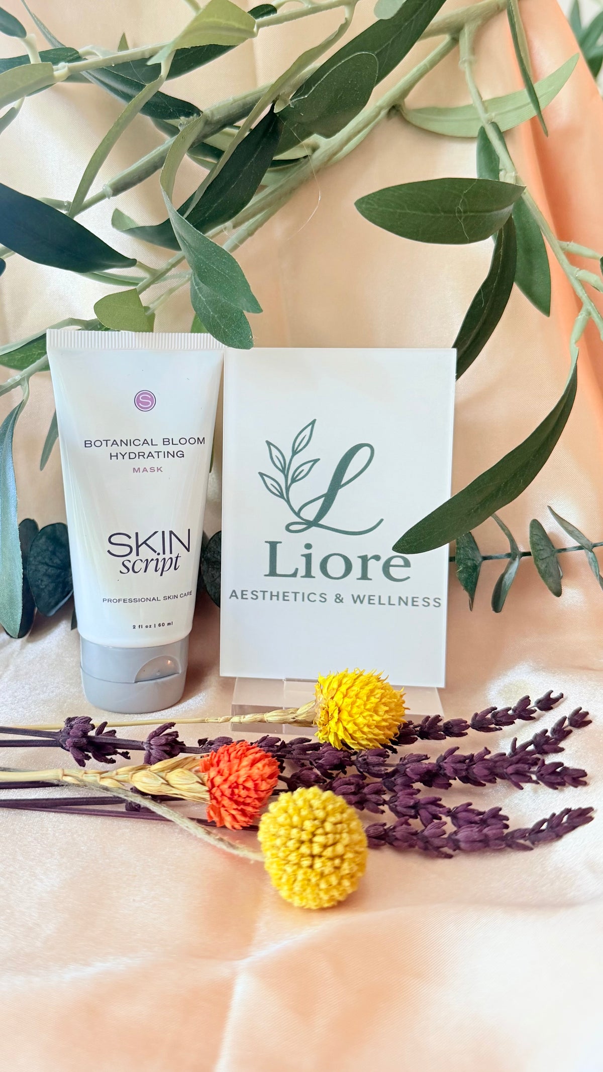Skin Script Botanical Bloom Hydrating Mask at Liore Skincare Boutique