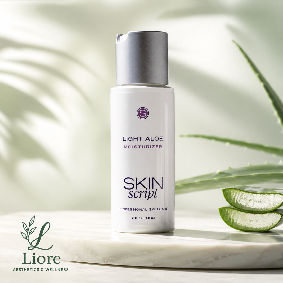 Skin Script Light Aloe Moisturizer at Liore Aesthetics & Wellness