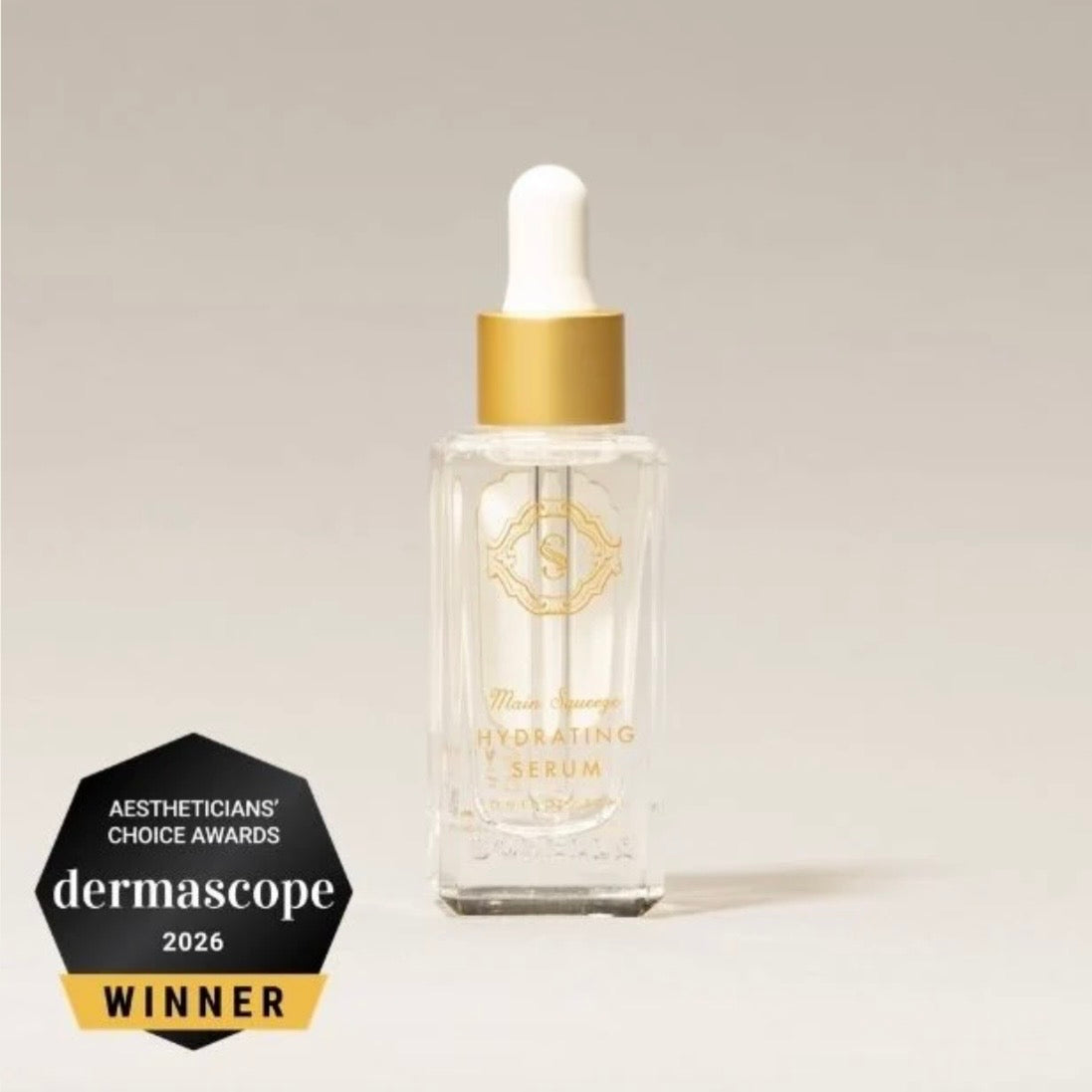 Sorella Apothecary Main Squeeze Hydrating Serum 1 oz 2026 Dermascope award winner