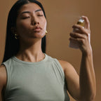 Sorella Apothecary Watermelon Mint Hydrating Mist being applied